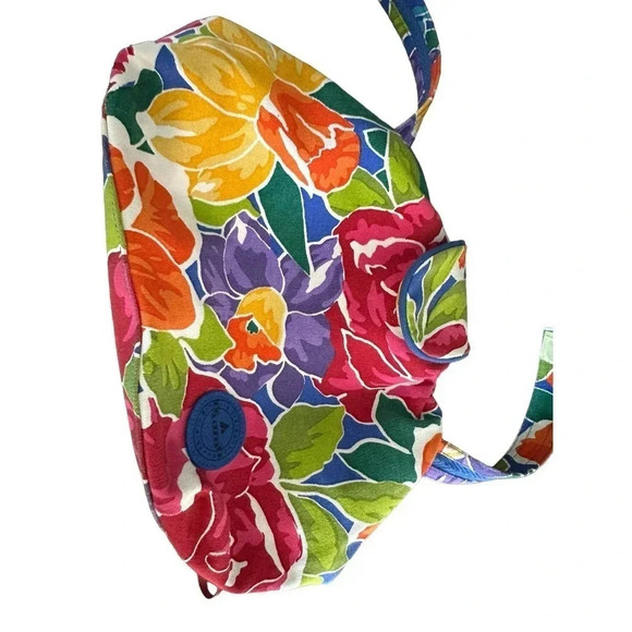 Liz Claiborne Accessories Floral Print Garden Crossbody Slouch Bag - Picture 2 of 12